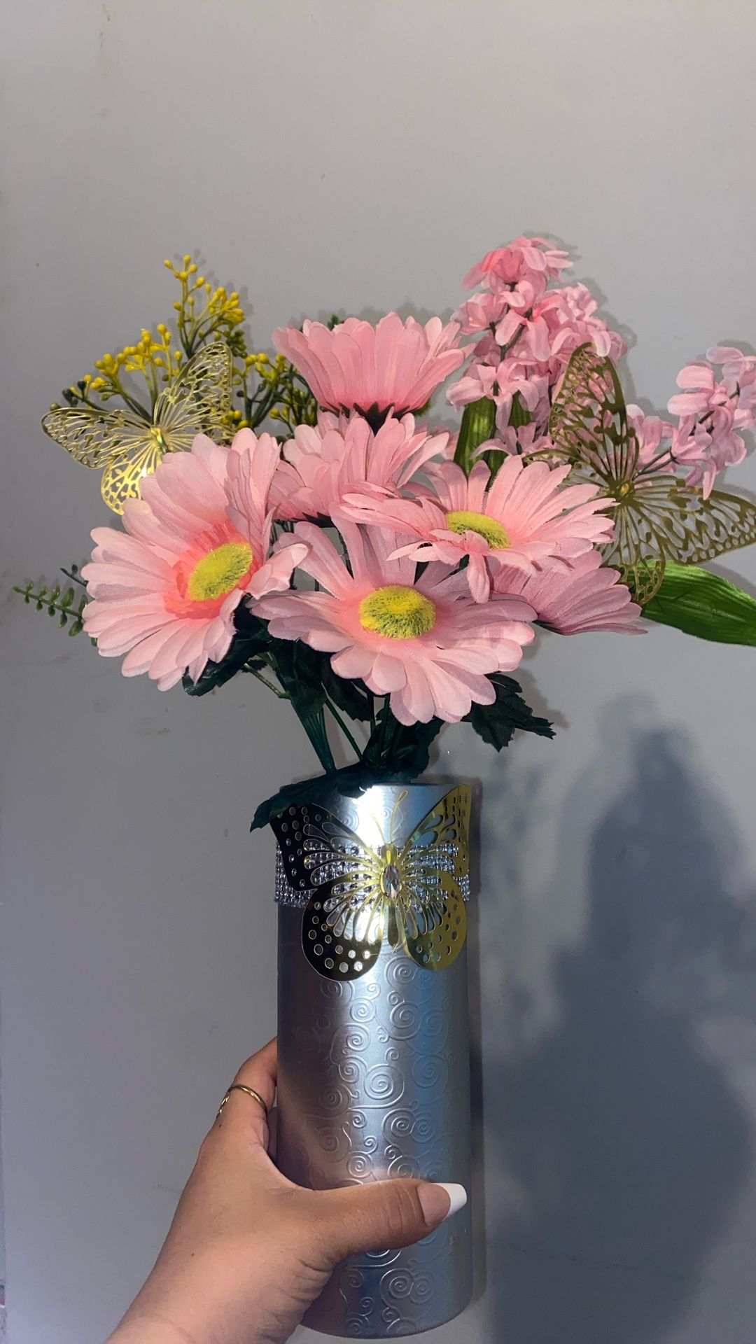 Mothers Day Artificial Flowers With Potpourri