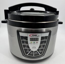 New Tristar Power Electric Digital Pressure Cooker XL Deluxe 10 Quarts