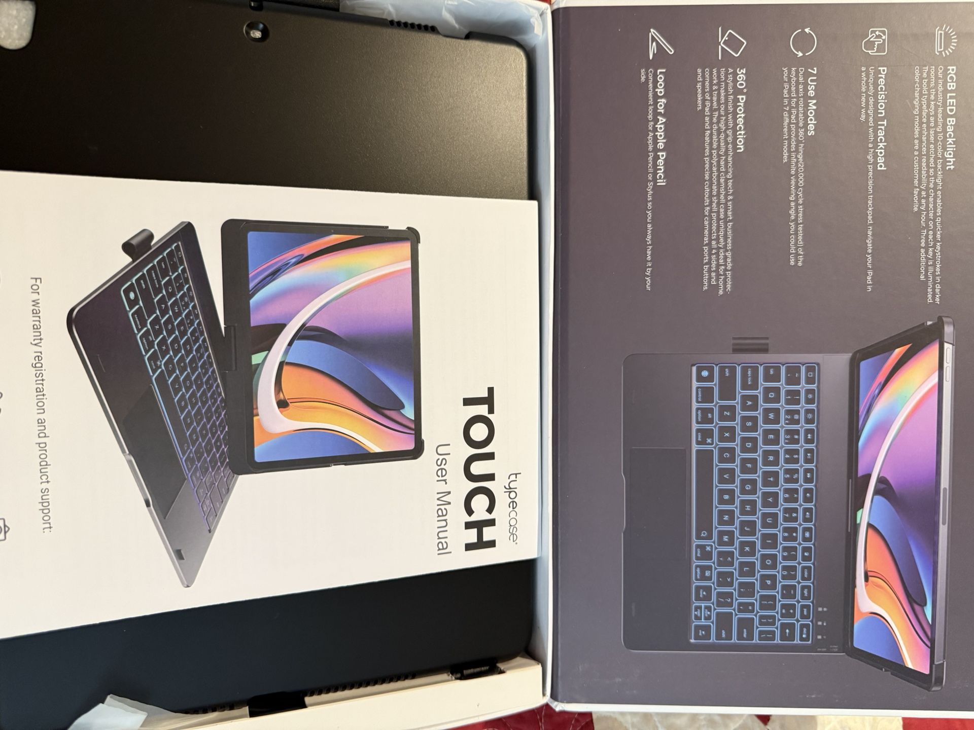 Wireless Touch Keyboard Case. BRAND NEW