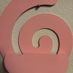 pink Swirly Shelf