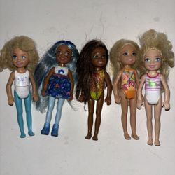 Barbie Chelsea Dolls Lot