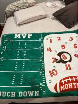 Milestone baby blanket