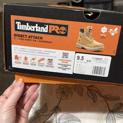 Brand new Mens Timberland 9.5 steel toe
