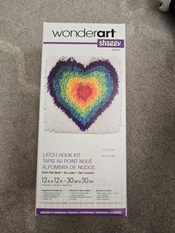 Wonderart Shaggy Latch Hook Kit – new in box