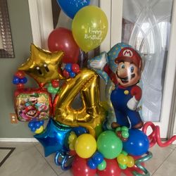 Balloon Birthday Mario 