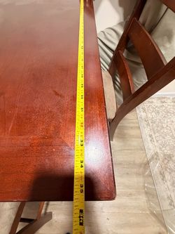 Cherry Wood Dining Table with Chair