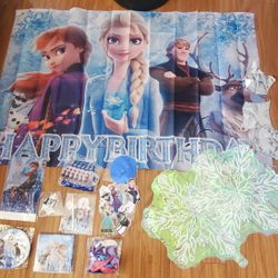 Elsa Frozen Birthday Party Supplies 