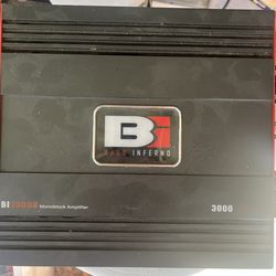 Bass Inferno BI3000D Monoblock Amplifier – 3000 Watts