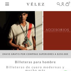 Vélez colombian Leather Wallet