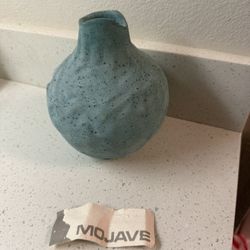 Vintage Mojave Pottery Vase – Hand-Painted Southwestern Decor