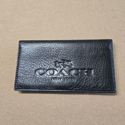 Coach Check Book Holder