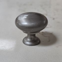 Brushed Nickel Knobs