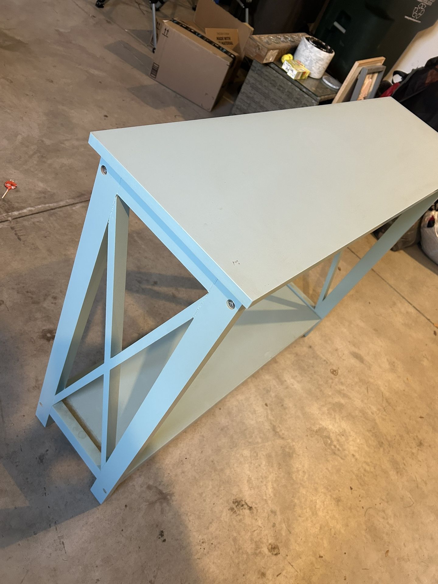 Console Table - Light Turquoise Ish Color