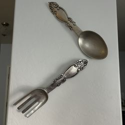 Metal Spoon Fork Kitchen Decor 
