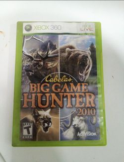 Xbox Cabela's big game hunter