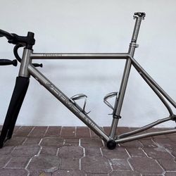 Road bike titanium disc brake