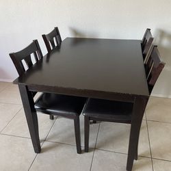 Small Dining Table with 4 chairs