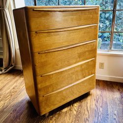 Original Heywood Wakefield Mid-Century Vintage  Bedroom Set — 4-Piece | Solid Wood