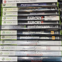 Xbox 360 Games Lot