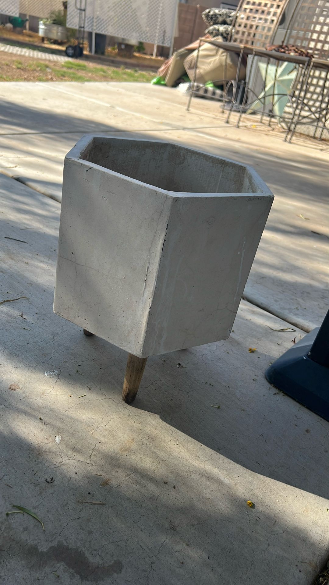 Living Spaces Concrete Pot