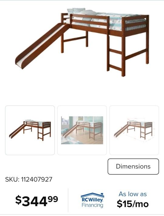 Loft Bed With Slide