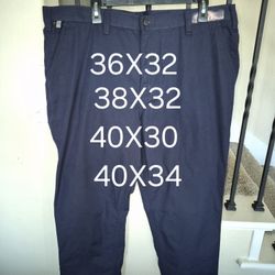 CARHARTT FRC CONFORT LIGHT WEIGHT CARPENTER NAVY BLUE PANTS 