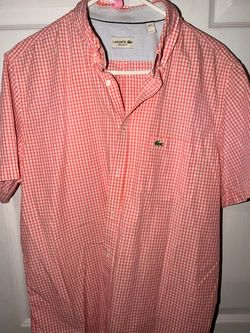 Button up Lacoste shirt size 36 🐊