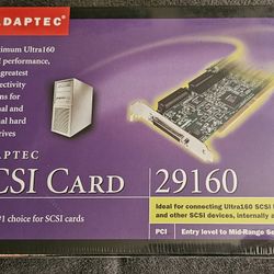 ADAPTEC SCSI CARD 29160 (New Sealed)