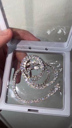 Moissanite Tennis Chain | 20 inch 3mm