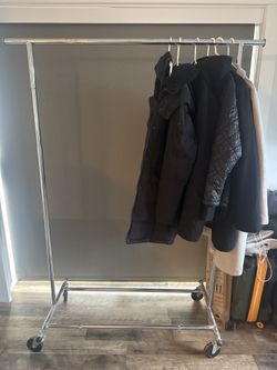 Rolling Clothes Rack / Garment Rack – Metal