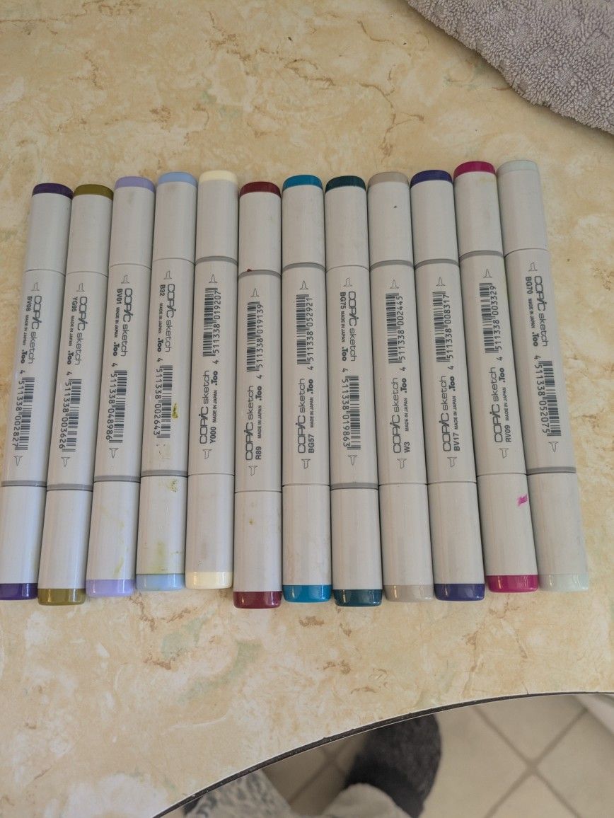 Copic, Aqua Noir and Other Professional Markers