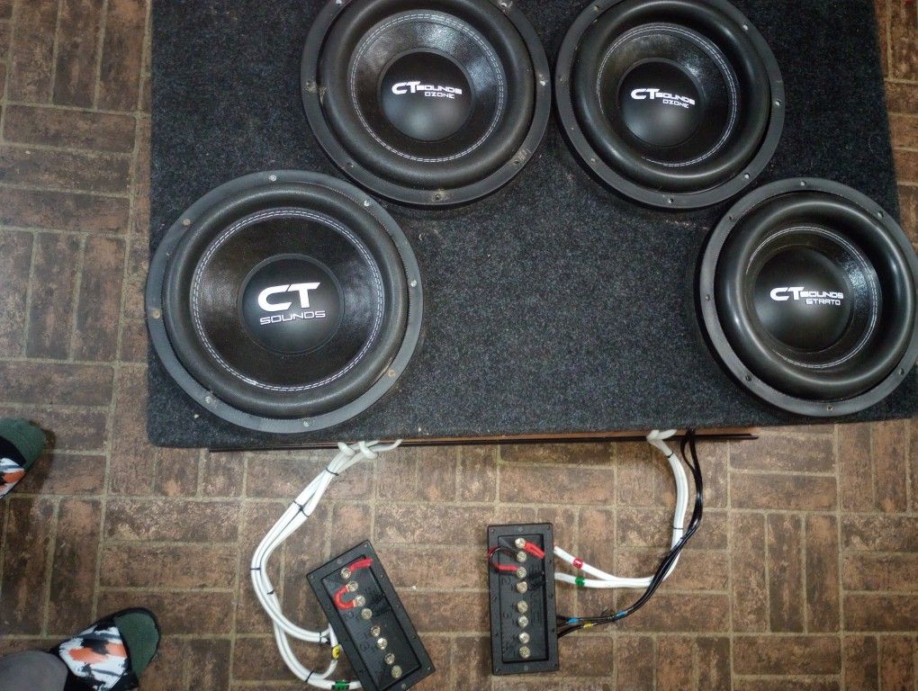 Taramp 3k Amplifier Smart Bass Speakers And Custom Box 