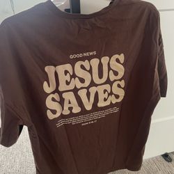 Jesus saves shirt 