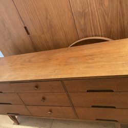 Mid Century 9 Drawe Dresser