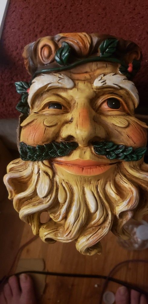 Old Man' Tree Hanging Planter - Yard Decorations - Whimsical Tree Sculpture - Indoor/Outdoor Decoration - Garden Peeker Yard Art