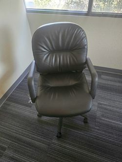 100 available! Black Leather Office Chairs