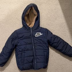nike little boys reversible faux-sherpa jacket 