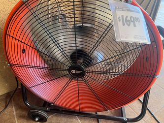 24” heavy duty  tilt drum fan