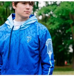 New ChalkTalk SPORTS Lacrosse Hoodie - Gameday - Pullover - Adult Medium 
Eclipse Blue
