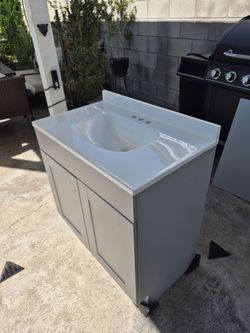 Bathroom Vanity and Sink