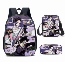 NEW 3Pcs Kids School Backpack Sets