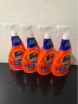 Tide Bleach Free Rescue Laundry Stain Remover Spray - 4 New Bottles