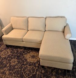 Couch with Reversible Chaise