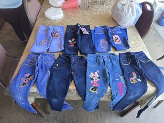 Grils Jeans With Desings