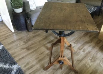 Hamilton Ideal Drawing Table Artist Oil Water Painting Antique
