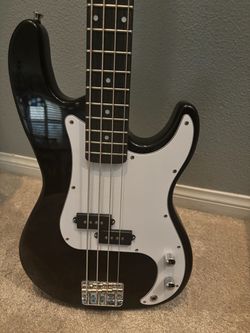 Glarry precision bass black standard size 20 frets