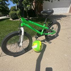 Green Bmx/kids Bike