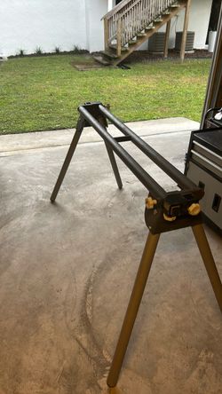 Portorable miter saw  roller material stand