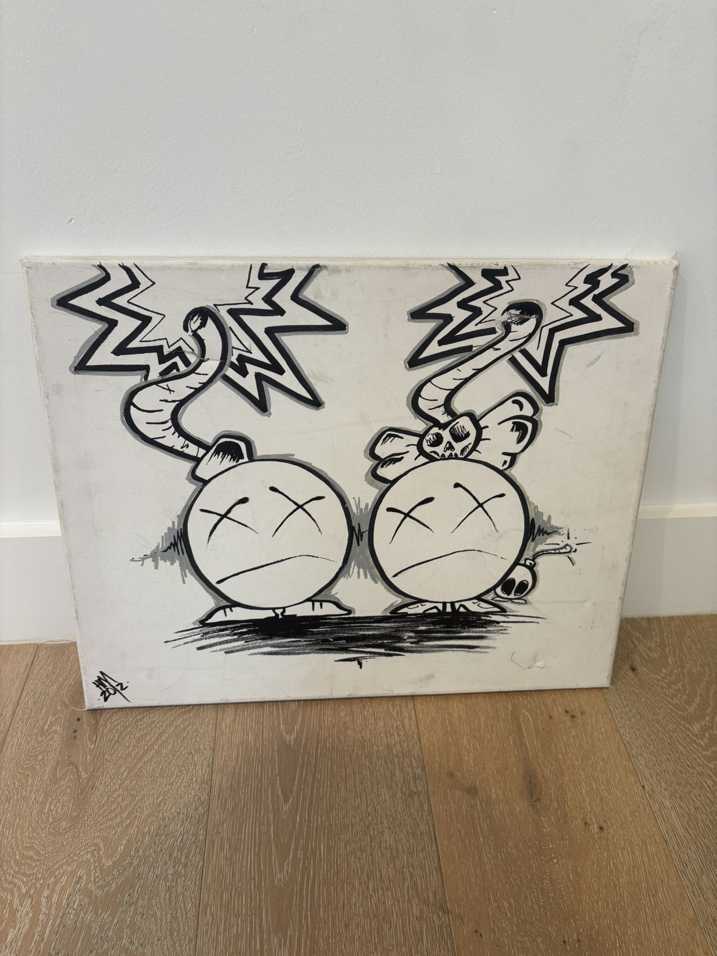 Black And White Abstract Wall Art