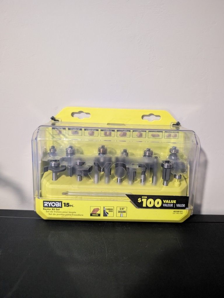 Ryobi Router Bit Set